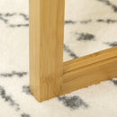 Set 3 tavolini Soggiorno Impilabili in Bambù Naturale