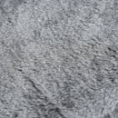 Scaletta per Cani 4 Gradini 60x35x44 cm in Flanella Sfoderabile e Truciolato Grigio chiaro