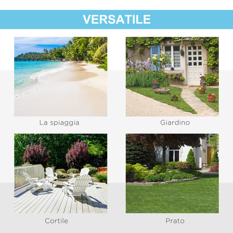 Tenda da Spiaggia Pop Up 220x173x120 cm con Porta a Cerniera in Poliestere e Fibra di Vetro Blu Chiaro e Giallo  