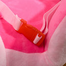 Unicorno a Dondolo Cavalcabile Peluche con 32 Canzoni 65x35x45 cm con Cintura di Sicurezza Rosa