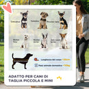 Passeggino per Cani Pieghevole 75x45x97 cm Peso Max 10 kg con Cestino e Portabicchiere Nero 