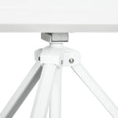 Telo Proiettore 84” 16:9 con Treppiede 200x8x118 cm in Plastica e Metallo Bianco