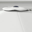 Telo per Ombrellone da Ø295 cm 8 Stecche Palo Centrale o Laterale Resistente all'Acqua Bianco  