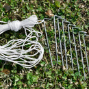 Gazebo  Pieghevole con Zanzariera e 2 Ingressi 4x3m in Metallo e PE Grigio Scuro