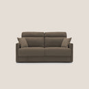 Divano Letto 2 Posti 156x102x97 cm in Tessuto Marrone