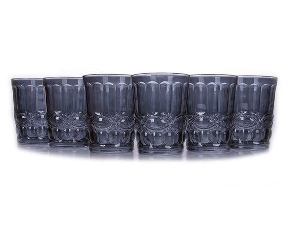 acquista Ensemble de 6 verres Acqua Nobilis en verre fumé gris Villa d'Este Home Tivoli