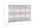 Pannello Paravento Frangivista 180x30x120h cm Paxson Bianco/Grigio