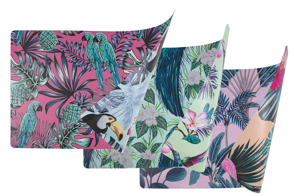 Lot de 6 sets de table double face VdE Tivoli 1996 Tropical online