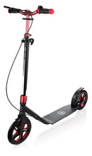 Monopattino 2 Ruote in Alluminio Globber One Nl 230 Ultimate Nero e Rosso