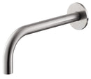 Bocca Erogazione a Parete Lavabo da 210 mm in Acciaio Inox Satinato Nilo