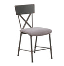Sedia Manhattan 41x56x80,5 cm in Ferro e MDF
