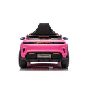 Macchina Elettrica per Bambini Porsche Taycan Turbo S 12V con Telecomando Bluetooth Luci LED e Tappetini Rosa