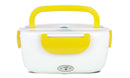 Scaldavivande Elettrico 24x17x10 cm 40W 2 scompartimenti interni con cucchiaio Giallo