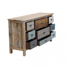 Mobile Denny 130x40x72 h cm in Legno Multicolor