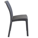 Sedia da Giardino Virginia 47x59x86 h cm in Wicker Taupe
