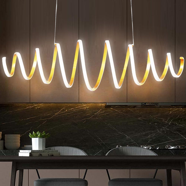 Lampadario Sospensione LED 58W Luce Bianco Freddo 6000K 3600lm Design Moderno prezzo