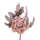 Lot de 24 Pics Roses H23 cm Rose