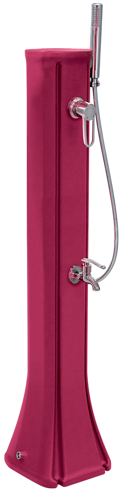 Mini Douche Solaire de Jardin 23L Mitigeur Lavage des Pieds et Douchette Rose acquista