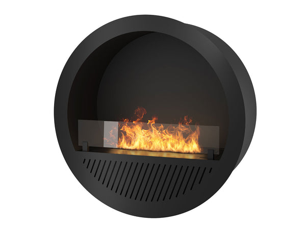 Camino a Bioetanolo da Incasso Ø74x30 cm Incyrcle Slim Inside Nero online