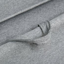 Divano Letto 2 Posti 154x87x89 cm in Tessuto Grigio