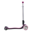 Monopattino 3 ruote Telescopico e Ripiegabile con Luci e Deck Trasparente Max 50Kg Globber Elite Blu