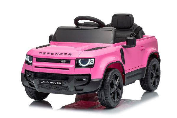 Macchina Elettrica per Bambini Licenza Land Rover Defender Small 12V con Telecomando Rosa sconto