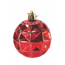 Set 8 Palle di Natale Ø6 cm in Plastica Rosso