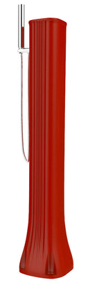 Mini Doccia Solare da Giardino Lavapiedi Miscelatore e Doccetta Mobile Arkema Happy Go Ruby