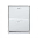 Scarpiera Sally 60x24x80 h cm in Legno Bianca