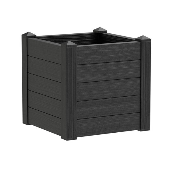 online Fioriera da Giardino 42x42x40 cm in Polipropilene Trama 001 Ash Antracite