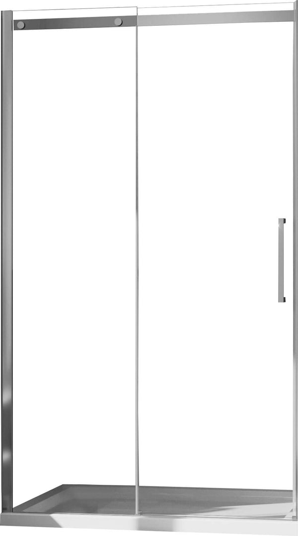 acquista Porte de Douche 1 Porte Coulissante en Cristal Transparent 8mm H200 Fosterberg Horsens Gauche Différentes Tailles