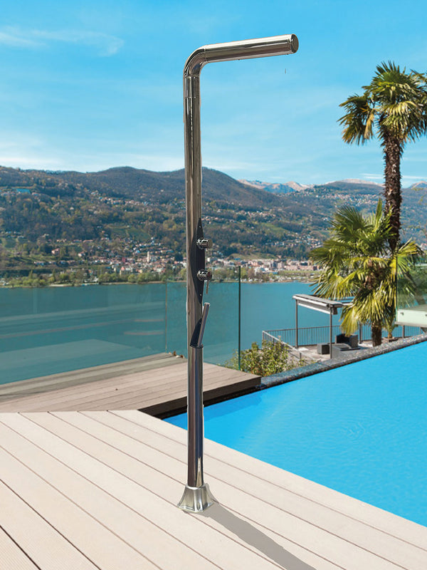 sconto Doccia da Giardino con Soffione e Doccetta Arkema Diamond Inox I245