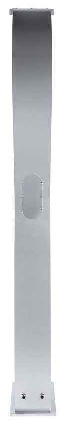 Doccia da Esterno Giardino Miscelatore e Lavapiedi Grigio Metallizzato