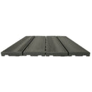 Set 14 Piastrelle Autobloccanti in Plastica Effetto Legno 37,7 x 18,6 cm da Interno o Esterno 