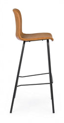 Set 2 Sgabelli Bar 39x44x103,5h cm Kyra Pu Cuoio Vintage