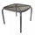 Table basse Midway 41x41x43,5 h cm en acier taupe