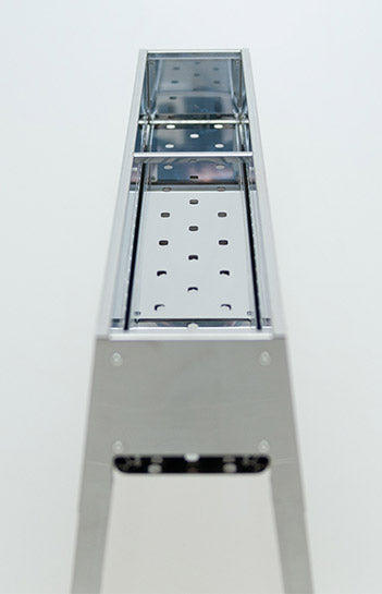 Cuoci Arrosticini a Carbone 100 cm Lisa Luxury Milano 100