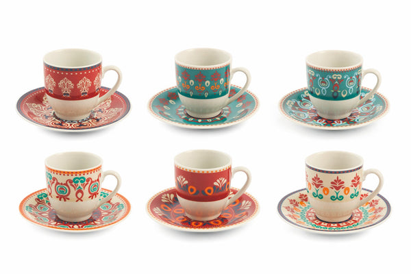 Série de 6 tasses à café en porcelaine VdE Tivoli 1996 sconto