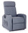 Fauteuil élévateur électrique 1 moteur inclinable motorisé en tissu bleu Marta