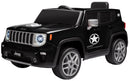Macchina Elettrica per Bambini 12V con Licenza Jeep Renegade Limited Nera