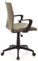 Sedia da Ufficio Operativa in Tessuto Milano Verde