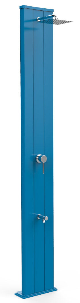 sconto Douche de Jardin Solaire 40L Mitigeur et Lave Pieds Arkema Dada S Bleu