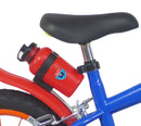 Bicicletta per Bambini 14" Hot Wheels Freni Caliper e Stabilizzatori in Acciaio Hi-Ten Blu e Rosso      