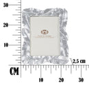 Cornice Lefy Silver 23x2,5x27,5 cm in Poliresina e Vetro