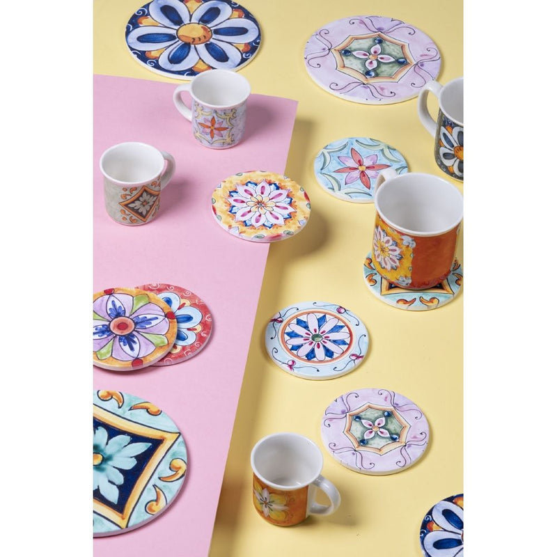 Set 6 Tazzine da Caffè Ø6,5x6,3 cm in Bone China VdE Tivoli 1996 Infinito