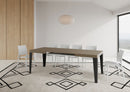  Tavolo Allungabile 140-400x90x77 cm Flame Tortora Telaio Antracite