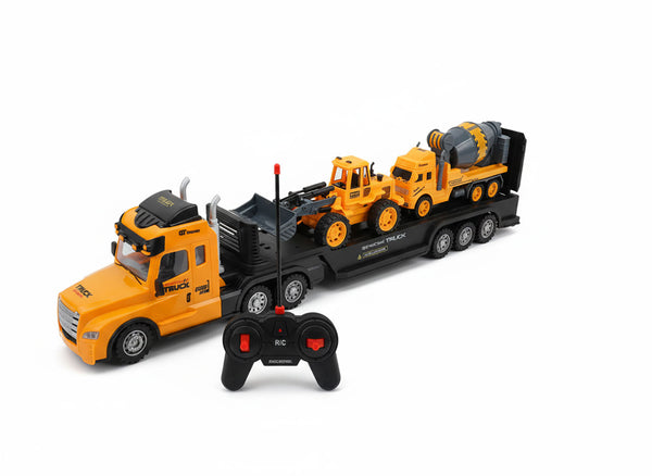 Camion Radiocomandato Giocattolo con Rimorchio Scala 1/30 Giallo online