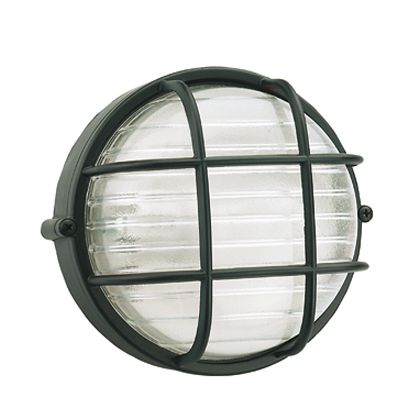 Grand plafonnier rond avec cage de couleur noire pour l'extérieur Sovil Industrial Line prezzo