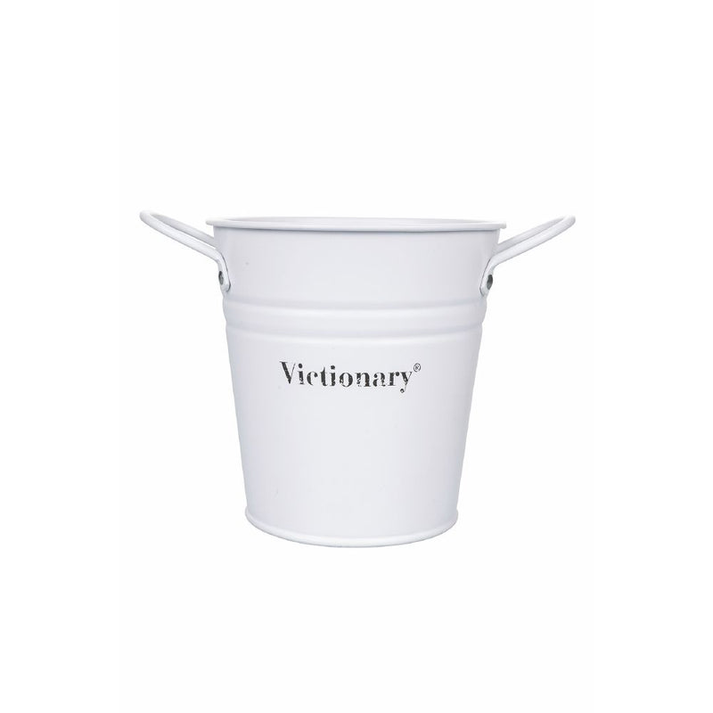 Secchiello Frutta Secca  1 Litro in Metallo VdE Tivoli 1996 Bianco