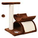 Tiragraffi Gatto Tunnel in Sisal Marrone 40x30x43 cm 